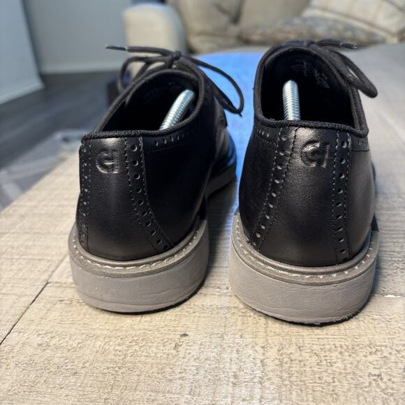 Cole Haan Oxford Shoe Size 8M Go To Grand 360 Black Leather Plain Toe - Picture 3 of 9